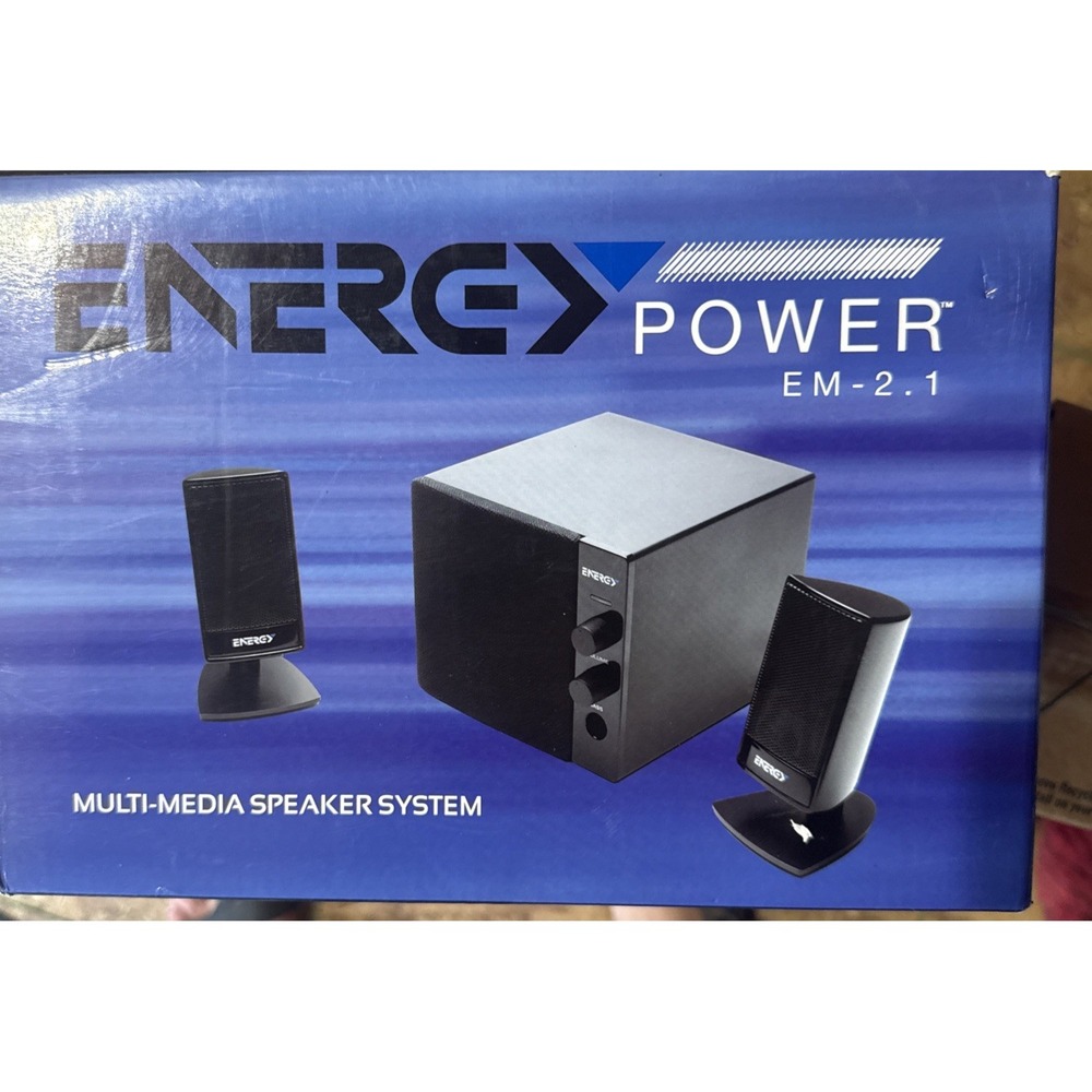 New ENERGY POWER EM-2.1 MULTIMEDIA SPEAKER SYSTEM